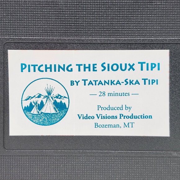 Pitching The Sioux Tipi VHS Tatanka-Ska Tipi Instructional Video Visions - Picture 4 of 7